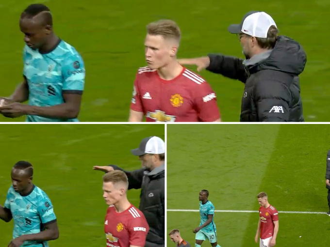Sadio Mane gây sốc khi tỏ thái độ với HLV Klopp ngay trên sân