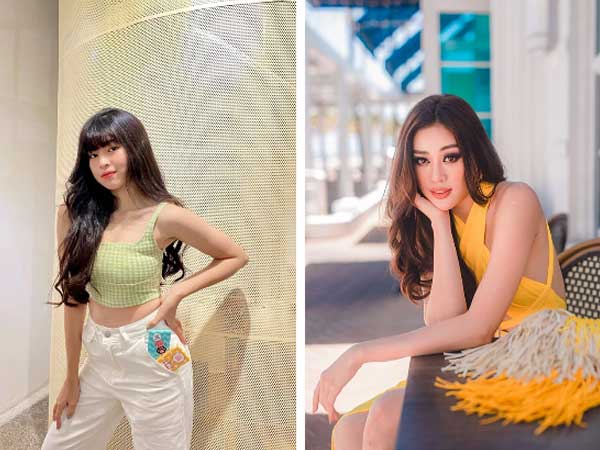 Khánh Vân (Sao Nhập Ngũ) chúc mừng Khánh Vân (Hoa hậu) rồi tranh thủ... 'cầm đèn chạy trước ô tô'