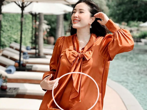Bảo Thy để lộ vòng 2 lớn rõ rệt giữa nghi vấn mang thai con đầu lòng
