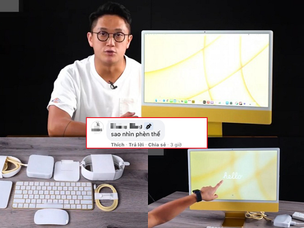 Rò rỉ hình ảnh thực tế cùng phụ kiện 'ton sur ton' của iMac 2021, nhưng sao nhìn như đồ chơi thế này?