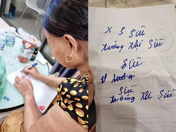 Người mẹ 65 tuổi lần đầu viết được tên mình lên giấy: Đó là chữ ký quan trọng bậc nhất với cuộc đời bà