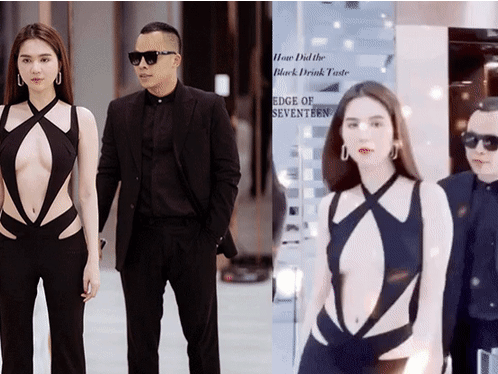 'Cháy mắt' clip Ngọc Trinh diện áo mặc như không khoe da thịt lõa lồ bên Vũ Khắc Tiệp, xem clip mà toát mồ hôi vì lo hớ hênh
