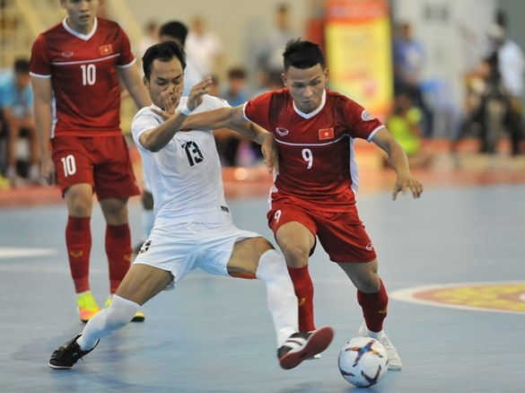 Xem trực tiếp ĐT futsal Việt Nam vs Lebanon