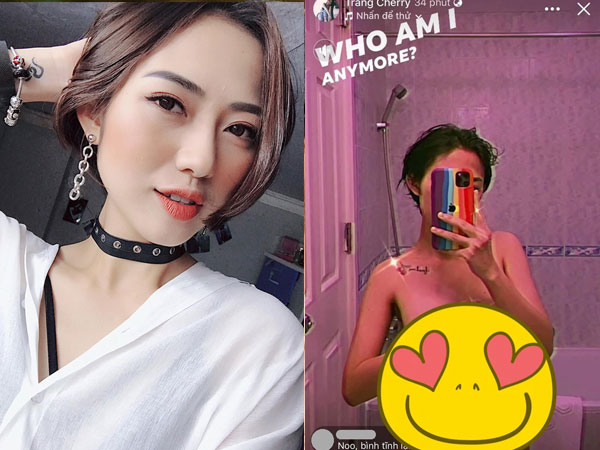 Trang Cherry 'Sống chung với mẹ chồng' gây sốc khi đăng ảnh bán nude trên trang Facebook có 400.000 lượt theo dõi