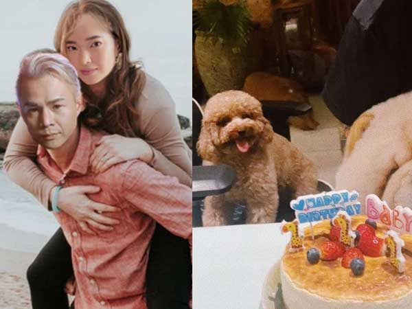 Châu Bùi đăng ảnh 'I Love You' mừng sinh nhật Binz, có cameo chung vui là con cún từng nuôi với Decao