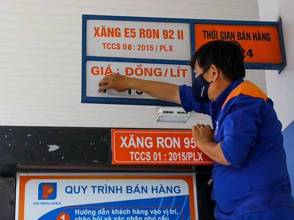 Thông tin chính thức về việc điều chỉnh giá xăng dầu từ 15h chiều nay