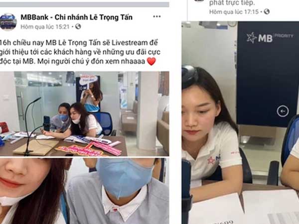 Nhân viên ngân hàng cũng livestream tài khoản số đẹp, liên tục chốt đơn