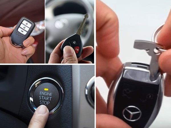 Mẹo mở cửa ôtô, khởi động xe khi chìa khóa thông minh hết pin