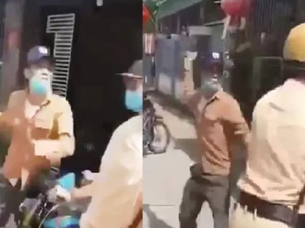 Vụ cầm dao dọa chém CSGT: Xác định danh tính, truy bắt 2 đối tượng
