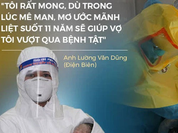 Cặp vợ chồng hiếm muộn mắc Covid-19: 'Ngày sinh con, vợ phải cắm ống thở, chỉ kịp nói đúng một câu'
