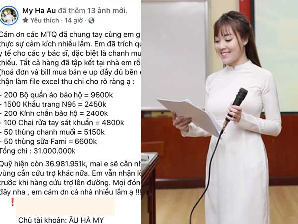 Giữa loạt drama ồn ào chuyện từ thiện, Âu Hà My công khai luôn hoá đơn: '1 đồng cũng cần minh bạch'
