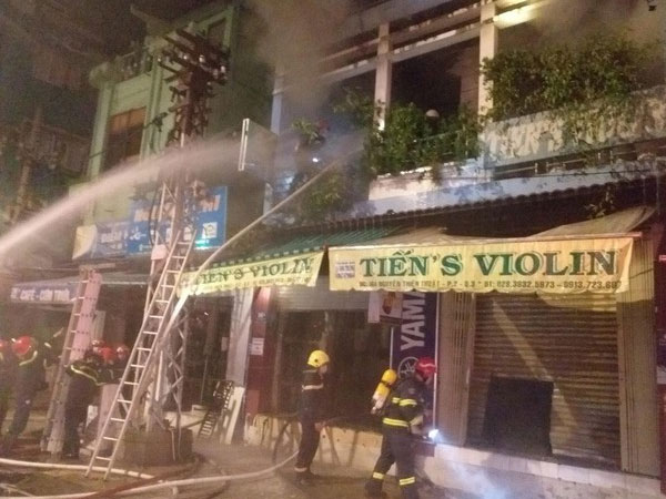 Cháy nhà trên đường Nguyễn Thiện Thuật, TP HCM: Hai người đã tử vong