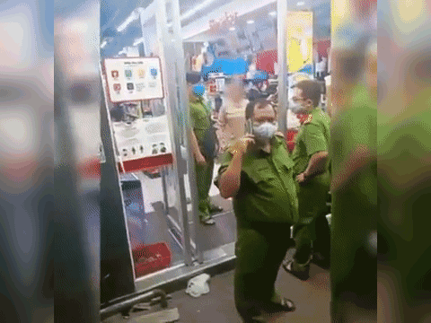 Người phụ nữ ở TP.HCM không đeo khẩu trang khi đi siêu thị còn lớn tiếng thách thức công an: 'Có dịch đâu mà đeo'