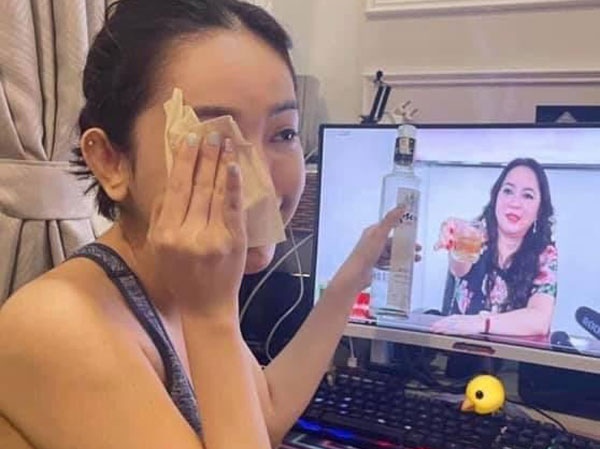 Hot girl Thúy Vi đăng ảnh khóc thương bà Phương Hằng, dân mạng lại chỉ ra điều bất thường