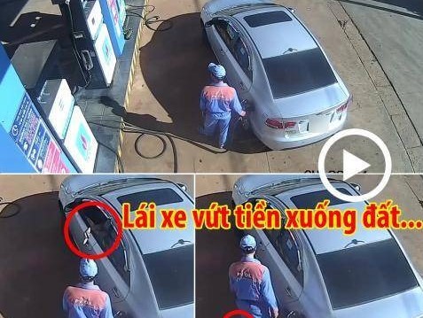 Nguyên hiệu trưởng nói gì về hành động thả tiền xuống đất khi đổ xăng?