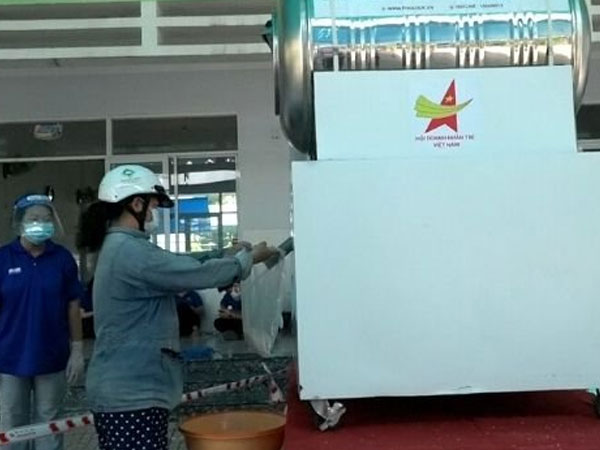 ATM gạo trở lại phục vụ người dân trong thời kỳ giãn cách xã hội
