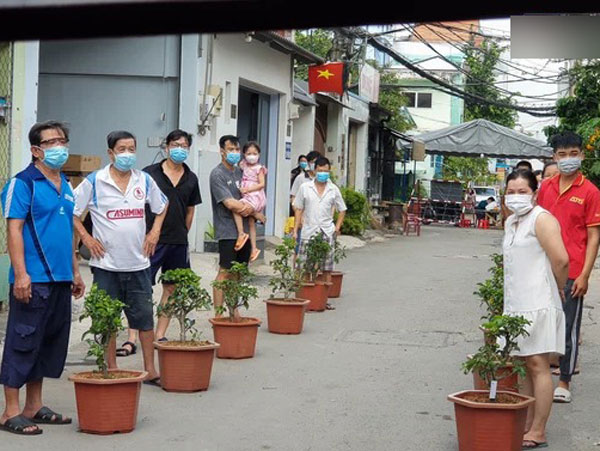 Góc cưng xỉu: Người dân Sài Gòn trong khu cách ly thi trồng cây táo, chờ táo nở hoa