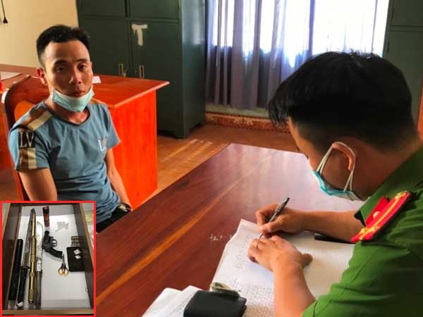 Bắt giữ thanh niên 'ngáo đá', khám nhà ra súng, đạn và ma túy
