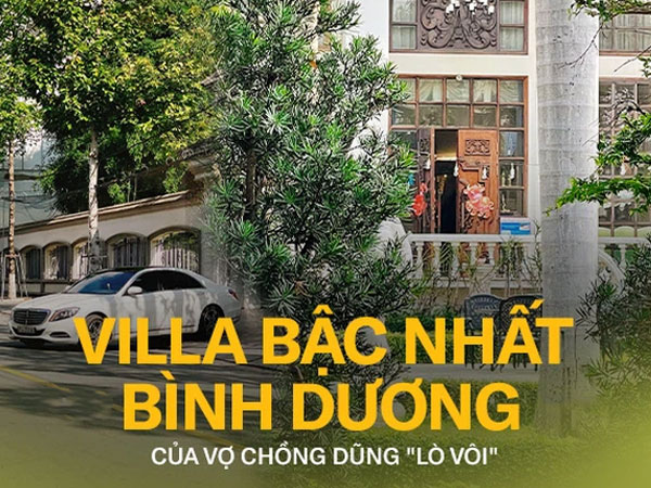 Biệt thự xa hoa của vợ chồng bà Phương Hằng ở Bình Dương, bảo vệ nghiêm ngặt 24/24, dàn xế hộp hạng sang ra vào liên tục
