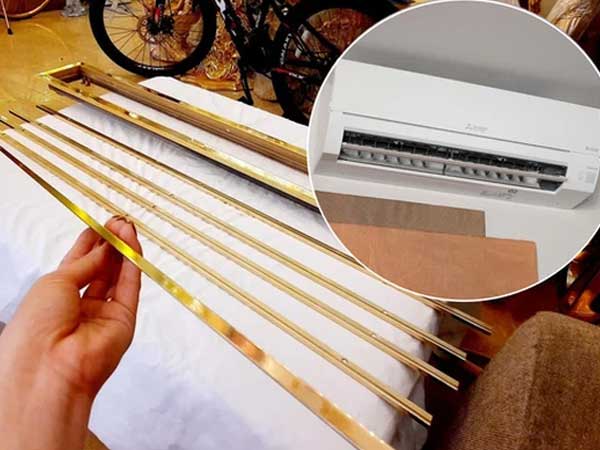 Xuất hiện dịch vụ mạ vàng 24K cho điều hòa: Chỉ mạ 1 bộ phận 'mặt tiền', có nơi giảm giá 50% chỉ còn... 900 ngàn đồng!