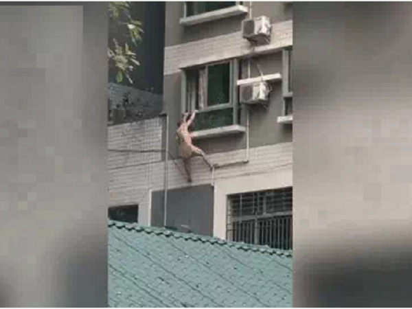 Đang tòm tem vợ người khác thì 'chính thất' về, anh chàng có màn thoát hiểm khiến người dân hét toáng lên