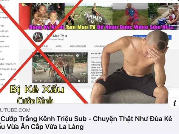 SỐC: 'ANH EM TAM MAO' bị bên khác đăng ký bản quyền, kênh YouTube 'triệu' lượt đăng ký sẽ bị đánh sập trong 1 nốt nhạc?
