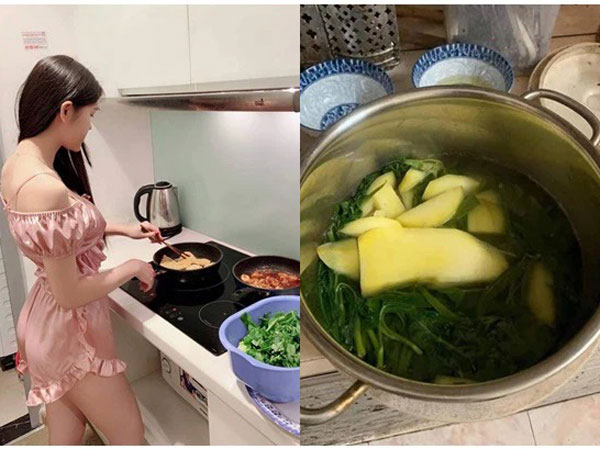 Người yêu tính tiểu thư vào bếp luộc rau và cái kết khiến gia đình người yêu bối rối, hàng nghìn người tranh cãi dữ dội