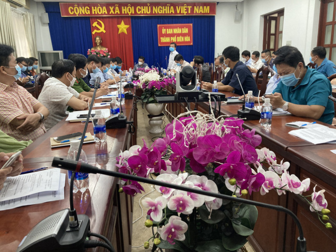 TP Biên Hoà, tỉnh Đồng Nai đang họp khẩn vì có F1 trong khu công nghiệp Amata