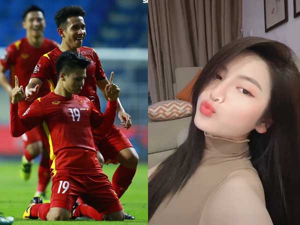 Bồ tin đồn Quang Hải vừa có động thái sau chiến thắng của tuyển Việt Nam