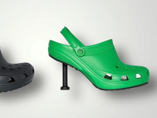 Trời mưa, đám mây thì ra nước còn Balenciaga X Crocs thì ra loại giày cao gót này!