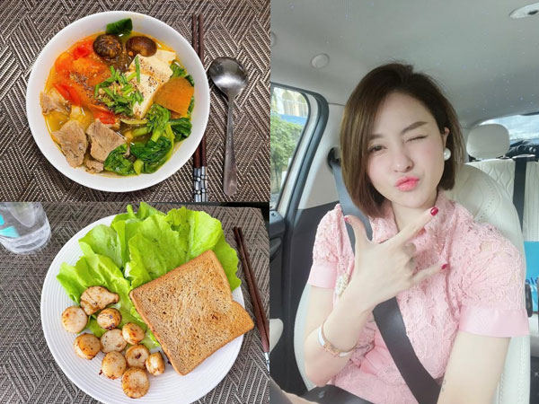 Có tình yêu mới, hot girl Trâm Anh chăm vào bếp nấu nhiều món ăn ngon