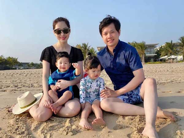 Đặng Thu Thảo và chồng đại gia cùng đăng loạt ảnh gia đình khiến dân tình xuýt xoa vì ai cũng đẹp