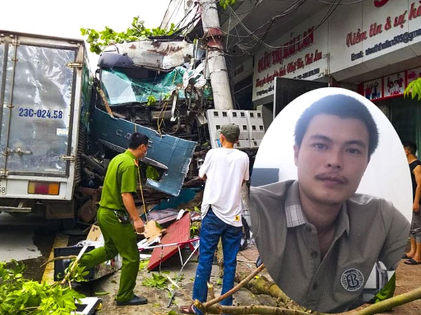 Tài xế container đánh lái cứu 2 người, tông vào nhiều nhà dân xin dừng nhận tiền hỗ trợ