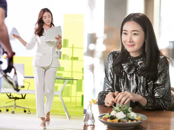 Style của Choi Ji Woo: Chuẩn tổng tài bá đạo, từng diện một chiếc váy đẹp 'giật sạch' spotlight của Son Ye Jin