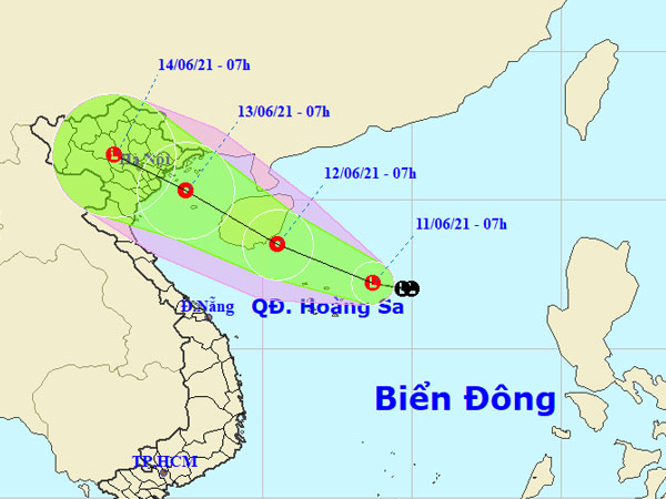 Miền Bắc mưa lớn diện rộng từ ngày mai