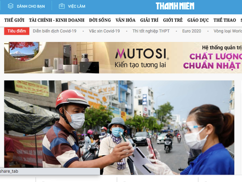 Báo điện tử Pháp luật TP HCM, Thanh Niên bị tấn công mạng gây gián đoạn truy cập