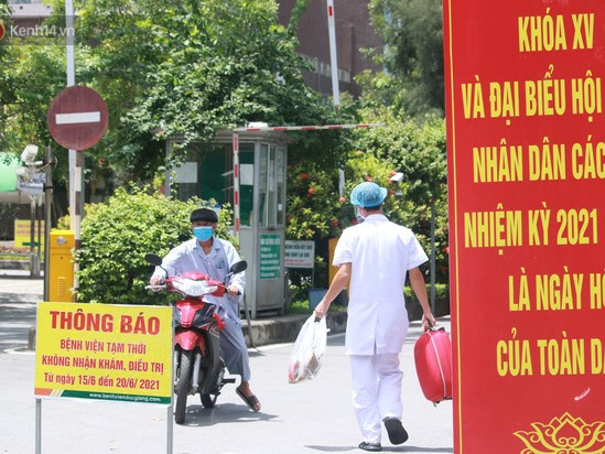 Ghi nhận 2 ca dương tính chưa rõ nguồn lây, BVĐK Đức Giang ngừng tiếp nhận bệnh nhân