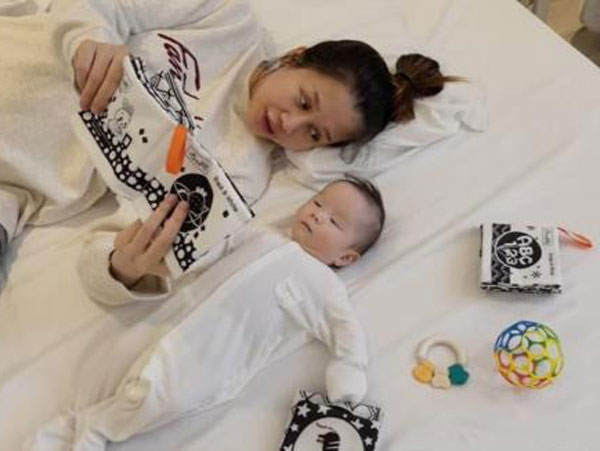 An Nguy chia sẻ một số kinh nghiệm chăm con, tiết lộ bé Bay 3 tháng đã ăn ngủ đúng giờ