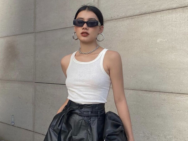 Mách nàng công thức mix đồ với áo ba lỗ trắng chuẩn như fashionista