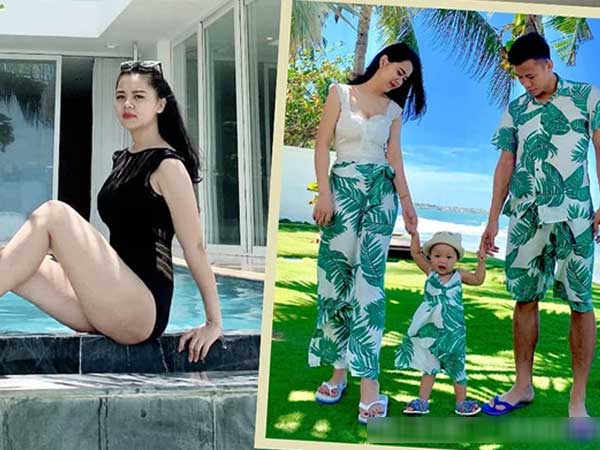 Bà xã Quế Ngọc Hải từng là hoa khôi nổi tiếng 1 vùng, qua 1 lần sinh nở liệu ngoại hình có khác xưa?