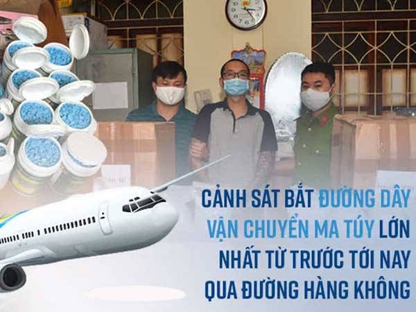 Triệt phá đường dây ma túy lớn nhất từ Châu Âu về Việt Nam qua đường hàng không