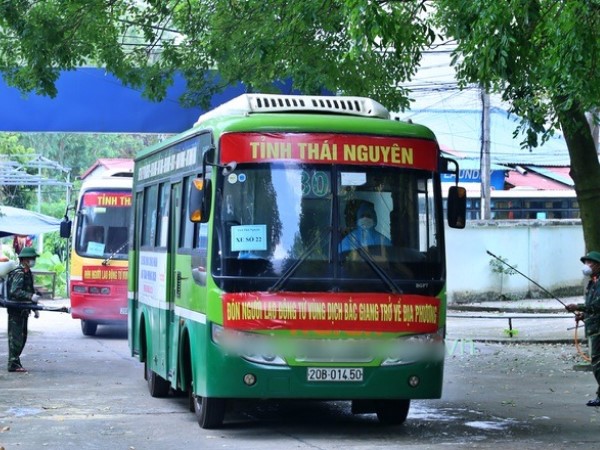 Gần 500 công nhân Bắc Giang không đến điểm xe đón, Thái Nguyên khẩn trương 'truy tìm'