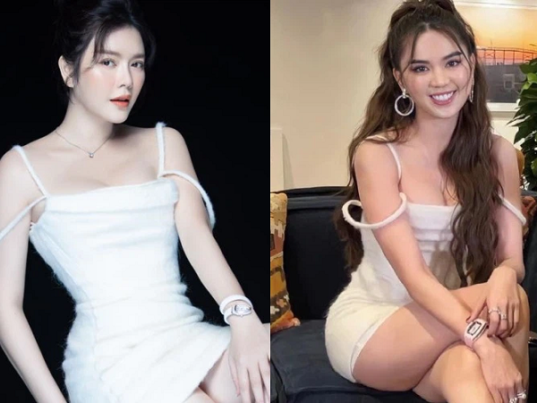 Lý Nhã Kỳ 'đại chiến' Ngọc Trinh khi đụng hàng: Đều khoe vòng 1 ngồn ngộn nhưng phụ kiện mới là thứ đọ thắng thua