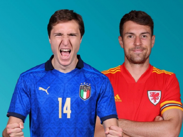 Lịch thi đấu bóng đá EURO 2021 hôm nay 20/6: Italia đối đầu Xứ Wales