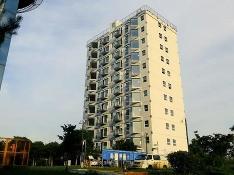 Công ty Trung Quốc xây khu chung cư 10 tầng chỉ trong 28 giờ