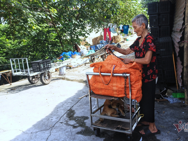 Người già lay lắt trong nắng nóng đỉnh điểm ở xóm lao động nghèo Hà Nội