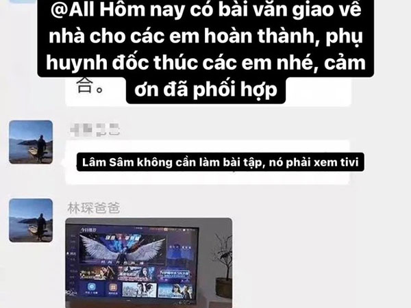 Giáo viên nhắn tin vào nhóm chung nhắc học sinh làm bài, ông bố đáp lại một câu khiến tất cả phụ huynh 'chết lặng'