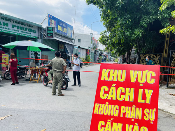 Bình Dương ghi nhận thêm 23 ca mắc Covid-19 mới, trong đó có 22 ca từ ổ dịch ở thị xã Tân Uyên