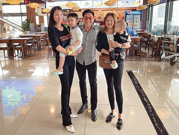 Ông bố Hải Dương hạnh phúc được 2 vợ hoà thuận, cùng nuôi dạy 2 con cùng cha khác mẹ