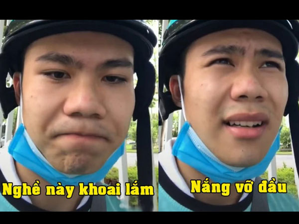 Shipper ướt nhẹp mồ hôi, say nắng đi giao hàng giữa trưa 40 độ: Chỉ mong khách đừng 'bom hàng'
